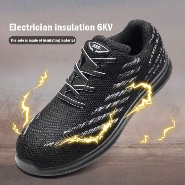 Anti Slip Anti Smash Anti Puncture Outdoor Labor Construction Safety Shoes Protection Work Insulated 6KV Shoes - Image 4