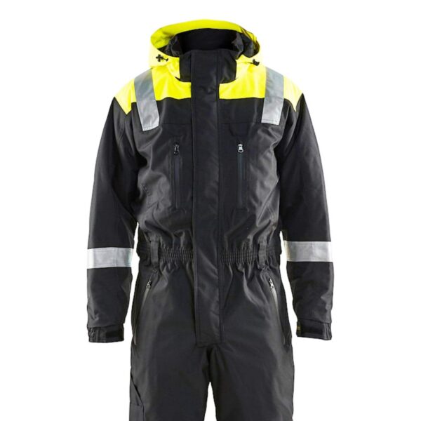 High Quality Custom Logo Hi Vis Reflective Coldproof Windproof Coverall Multi Functions  Winter Overall - Image 6