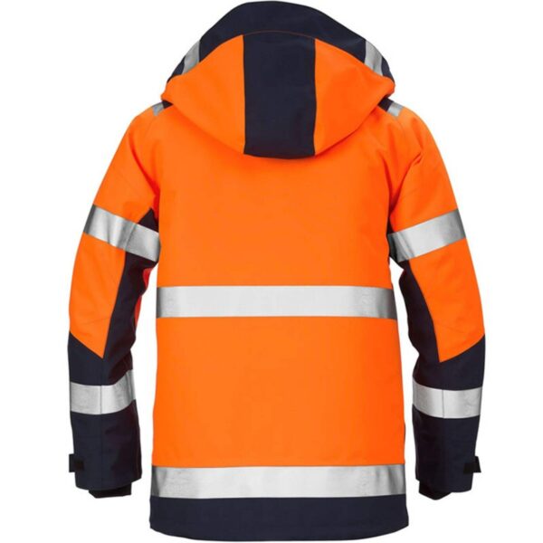Hot Sale Hi Vis Waterproof Windproof Construction Safety Workwear Reflective Warm Thermal Jacket - Image 3