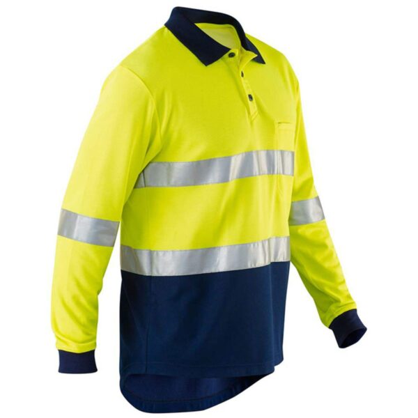 EN471 AS/NZS 1906 Hot Sale Railway Long Sleeve Multi-Color Safety Clothes Quick-Dry Traffic Worker Polo Shirt - Image 6