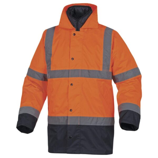 Industrial ANSI Class 3 Safety Custom Hi Vis Reflective Jacket Traffic Railway Windproof Waterproof Workwear - Image 3