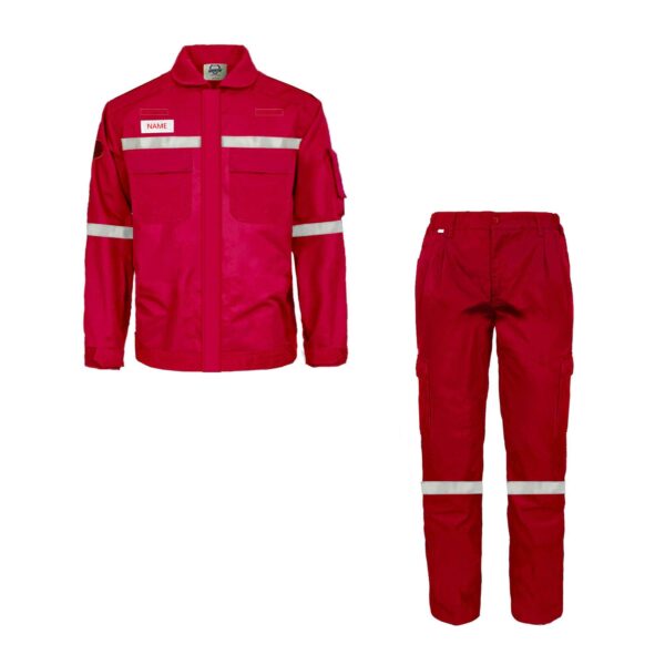 Industrial Hi Vis Reflective FR Work Clothes Oil And Gas Mining Steel Factory 8 Cal Arc Flash Suit - Image 5