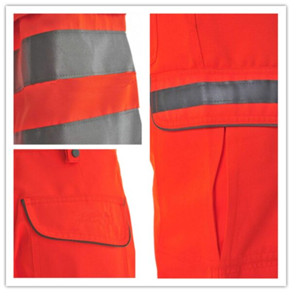 Industrial Premium Unisex Waterproof Hi Vis Reflective Traffic Road Pants Custom Safety Trousers - Image 4