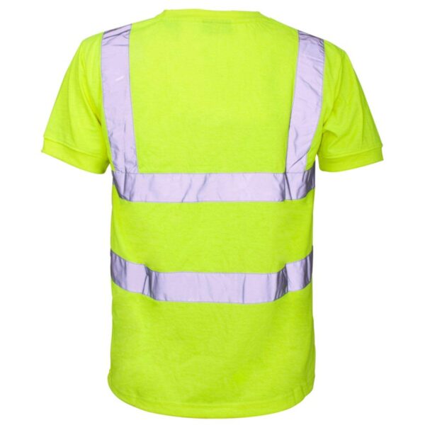 Premium Custom Tear-resistant Cotton/Polyester Workwear Oil＆Gas Industry Hi vis Safety Work T-Shirt - Image 3