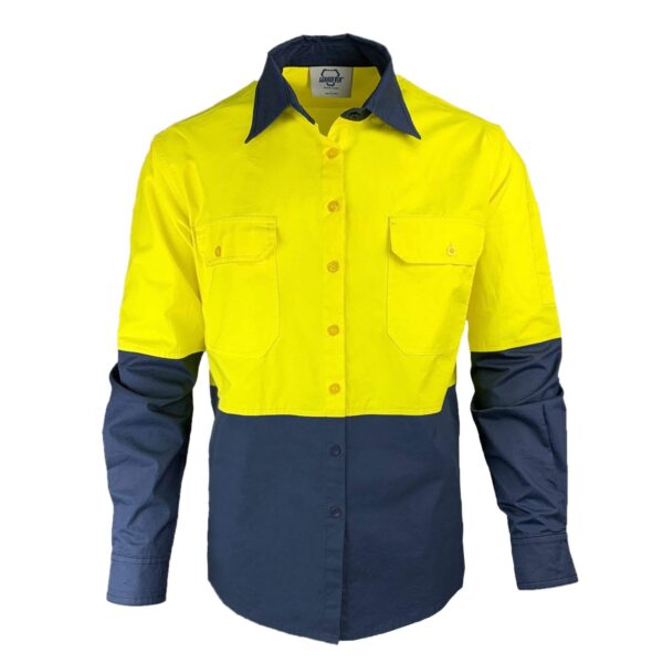 Factory Supply Low Price Custom UPF 50+ Hi Vis Clothes Cotton Breathable High Visibility Work Shirts