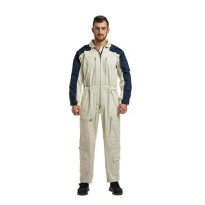 Customize Aramid Pilot Flying Uniform Coverall Durable Fire Resistant Nomex Flight Suit