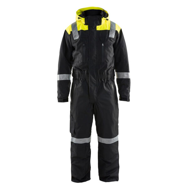 High Quality Custom Logo Hi Vis Reflective Coldproof Windproof Coverall Multi Functions  Winter Overall
