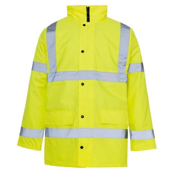Hot Sale Reflective Safety Hi Vis Custom Color Work Jacket ANSI Class 3 Waterproof Windproof Anti-static Workwear - Image 5