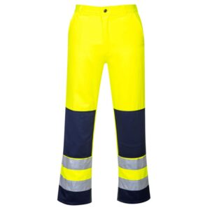 Customized Oxford Wear Resistant  Industrial Safety Reflective Workwear Trousers Waterproof Hi Vis Work Pants