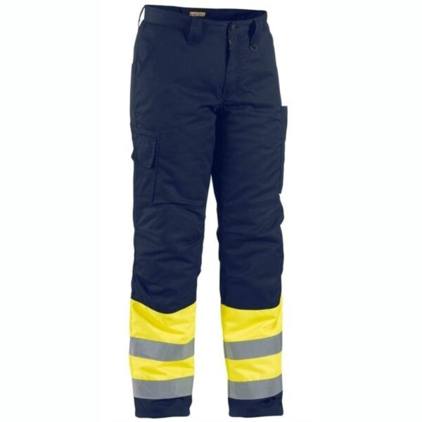 Factory Customize Polyester&Cotton Combine Safety Pants For Worker Reflective Traffic Outdoor Hi Vis Work Trousers