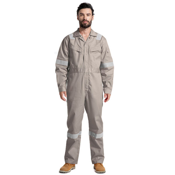 Premium FR Overalls Offshore Multipockets Technician Flame Retardant Coveralls For Men - Image 5