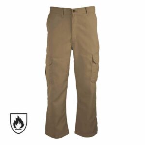 EN11612  Spandex Cotton FR Work Pants Industrial Welding Cargo Work Fire Resistant Trousers