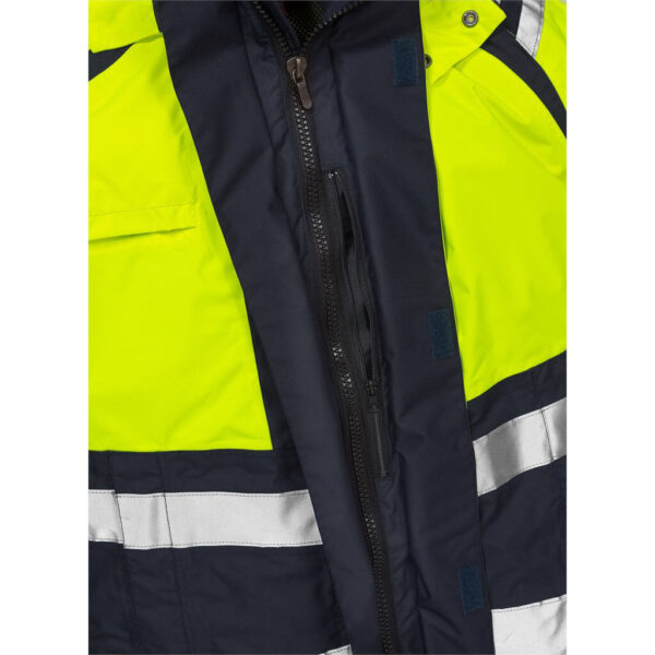 Thickened Custom Logo Cotton/Polyester Workwear Traffic Railway Road Construction Work Safety Jacket - Image 5