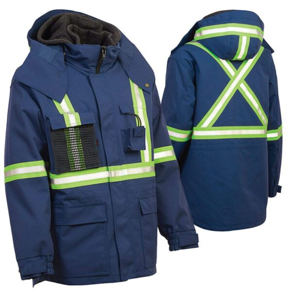Extreme Protect Cotton Polyester Premium Workwear Fire proof FR Welding Electrician Jacket - Image 3