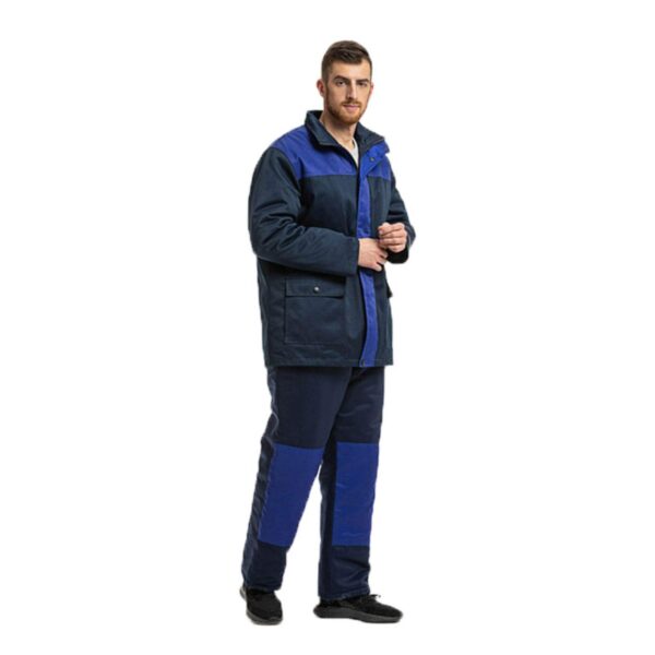 Custom Men's Extreme Reflect Cold Storage Work Clothing -40° Low Temperature Cold Room Suits Freezer Wear Jacket and Bib Pants - Image 5