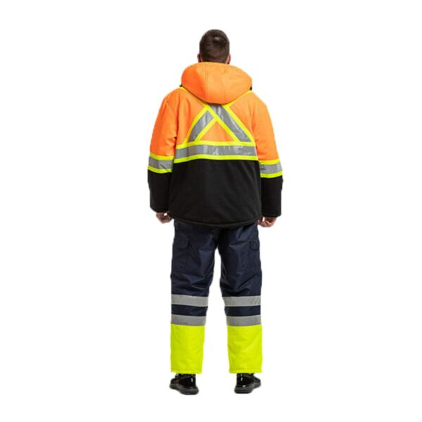 Hot Sale Custom Color Waterproof Hi Vis Reflective Safety Workwear For Freezer Outdoor Insulation Warm Work Jacket And Pants - Image 7