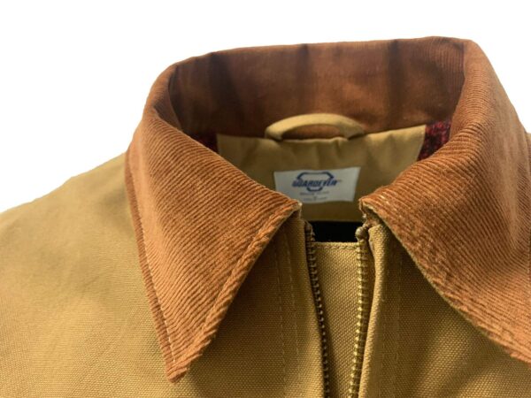 Factory Supply Custom Logo Lined Canvas Workwear Mechanic Windproof Action Back Blanket Work Jacket - Image 5