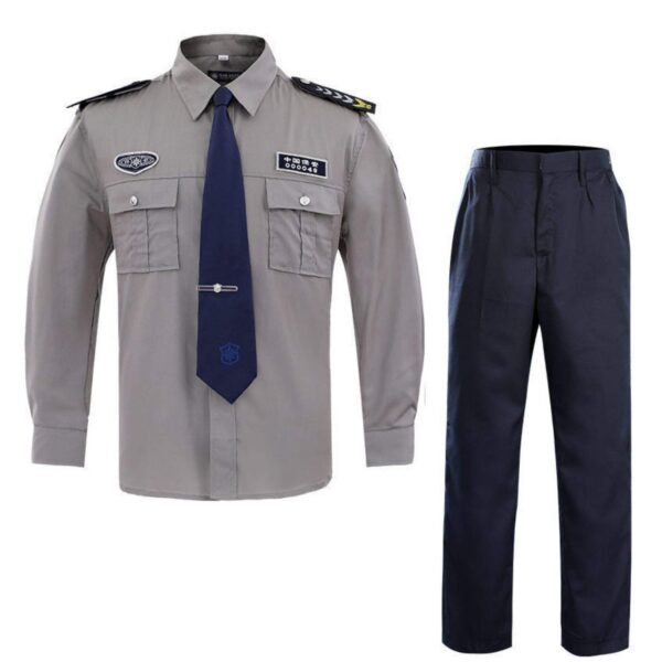 High Quality Security Guard Work Two Piece Suit Custom Security Uniforms - Image 2