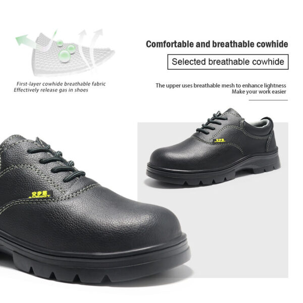 Outdoor Labor Safety Protection  Anti Slip Anti Smash Anti Puncture Coal Welding Work Insulated 6KV Shoes - Image 4