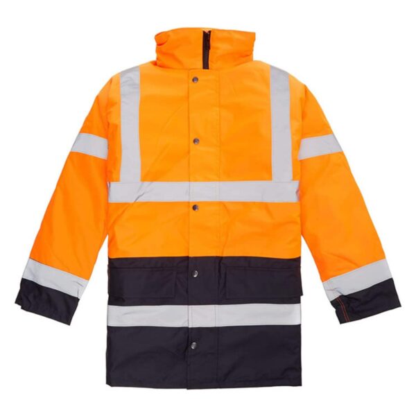 Hot Sale Reflective Safety Hi Vis Custom Color Work Jacket ANSI Class 3 Waterproof Windproof Anti-static Workwear - Image 3