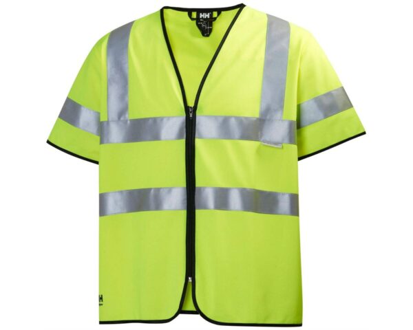 Factory Supply Polyester Outdoor Construction Workwear Security Hi Vis Reflective Class 3 Safety Vest - Image 2