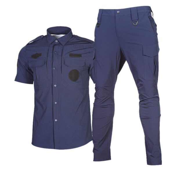 Factory Customized Security Janitor Work Suit For Summer Custom Security Uniforms - Image 4