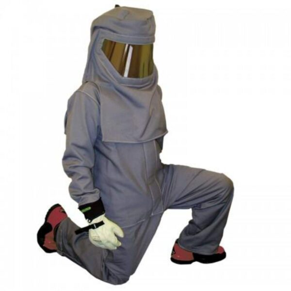 CAT IV Rated High Quality Fire Retardant High Voltage Work Two Piece Suit Prevent Electric Antistatic ARC Flash Clothes - Image 3