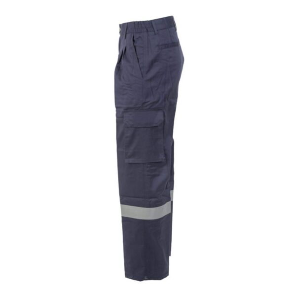 Factory Hot Sale Unisex Multi-Function Safety Trouser Construction Orange Hi Vis Cargo Work Pants - Image 5