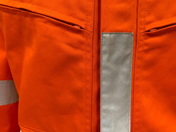 Factory Custom Protect Work Wear Clothes NFPA 2112 EN 11612 Cotton Fireproof FRC Fire retardant Coveralls For Men - Image 8