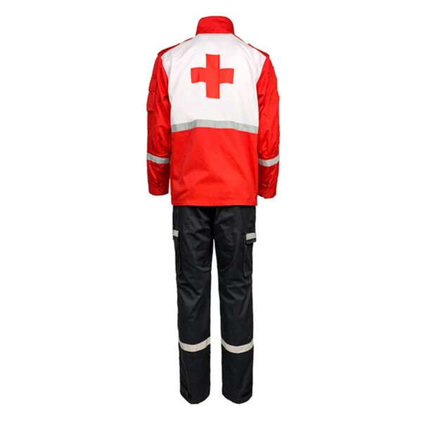 Custom Logo Unsix Industrial Uniforms Safety Workwear Rescue Windproof Red Cross PPE Clothing - Image 6