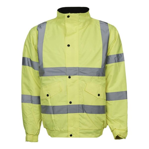 Hot Sale Labour ANSI Class 3 Hi Vis Waterproof Windproof Workwear Traffic Railway Mining Jacket - Image 4