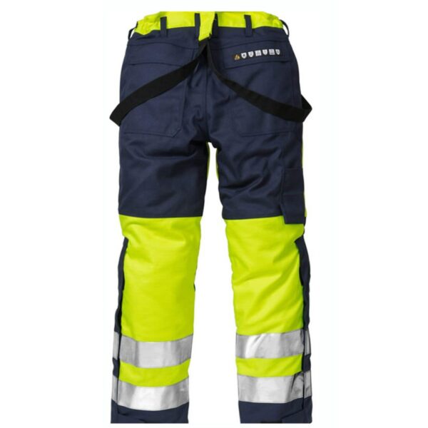 Safety Freezer Bib Pants Waterproof Cold Proof Insulation Hi Vis Reflective Insulated Work Pants - Image 4