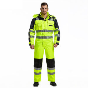 Custom Design Petroleum Petrochemical Metallurgical Workers Freezer Clothing Winter Waterproof Insulated Overalls For Men