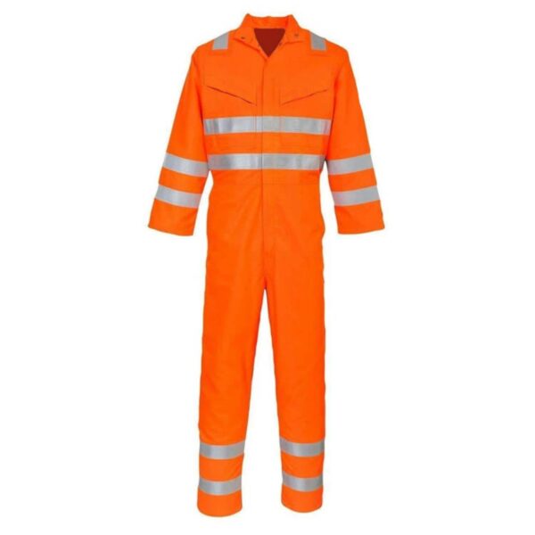 Mining Electrical Industrial Workwear Waterproof Yello And Navy Hi Vis Safety Reflective Coveralls - Image 3