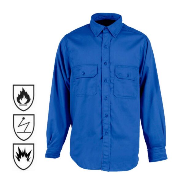 Industry Safety Wear Nomex Custom Breathable Comfort Durable Work FR Welding Shirts - Image 5