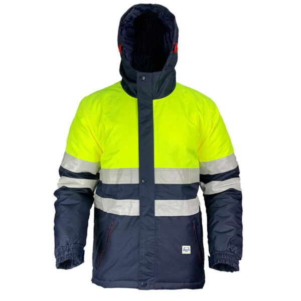 Factory Engineering Aircraft Ground Handling Industrial Work Clothes Safety Working Insulation Waterproof Warm Jacket Mens - Image 3