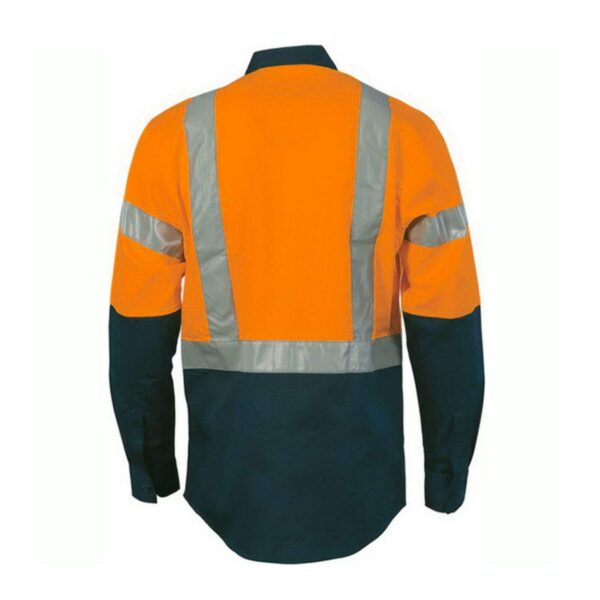 AS/NZS 4602 1906 Factory Customize Supply Hi Vis Construction Mining Industry Clothes With X Reflective Work Shirts - Image 5