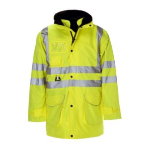 Safety Reflective Hi Vis Workwear Thermal Detachable 5 in 1 Class 3 High Vis Jacket