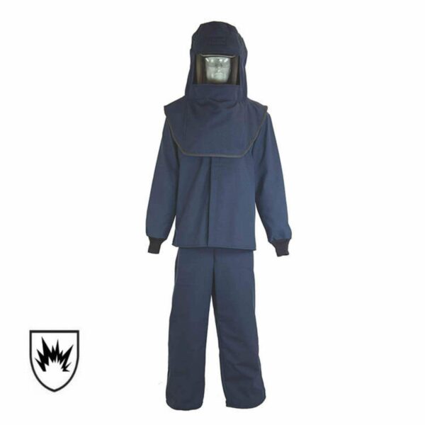 CAT IV Rated High Quality Fire Retardant High Voltage Work Two Piece Suit Prevent Electric Antistatic ARC Flash Clothes - Image 2