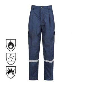 Industrial Aramid FR Antistatic Hi Vis Reflective FR Rated Work Trousers High Quality Inherent Fire Resistant Pants
