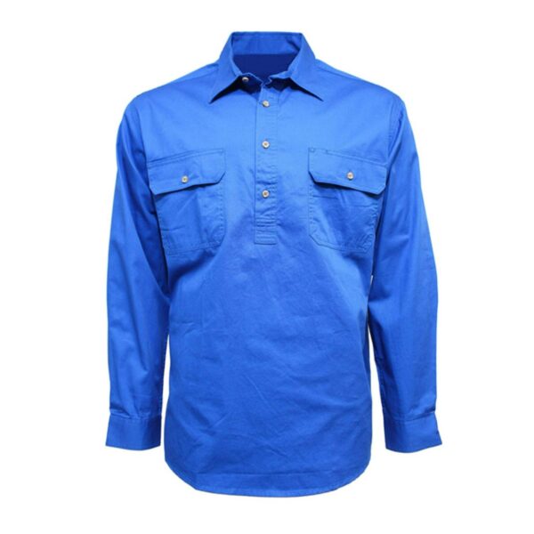 Factory Custom Fashion Design Cotton/Polyester  Industrial Construction Work Wear Outdoor Shirt For Men - Image 4