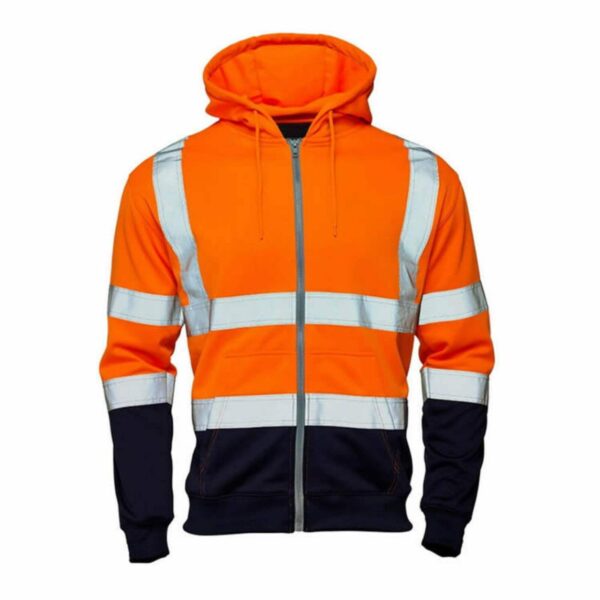 Hot Sale Factory Supply ANSI Class 3 High Visibility Safety Workwear Winter Reflective Hi Vis Fleece Jacket - Image 3