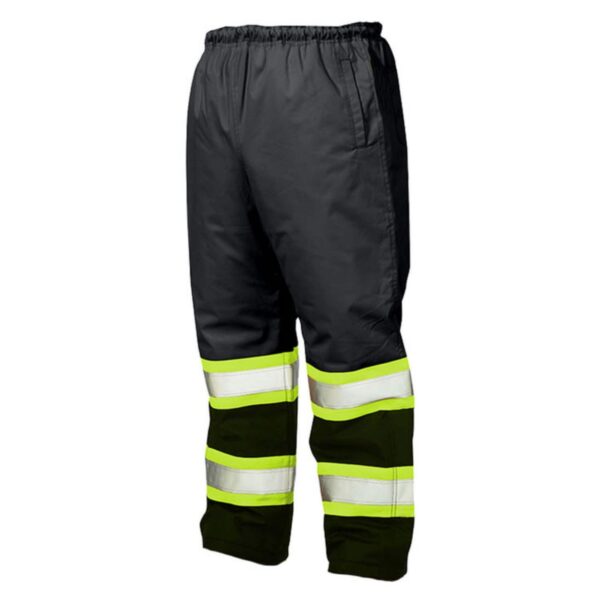 Custom Multifunction Pockets Work Pants Unisex Reflective Tape  Coldproof Waterproof Hi Vis Trousers - Image 3