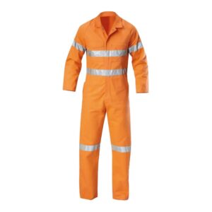 Mining Work Jumpsuit Safety Reflective Breathable Cotton High Visibility Coveralls