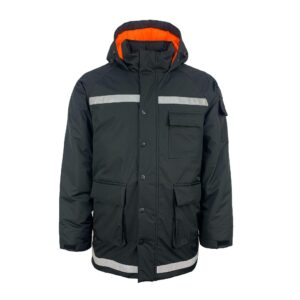 Factory Custom Waterproof Warm Jacket For Cold Storage Warehouse Windproof Polyester Workwear