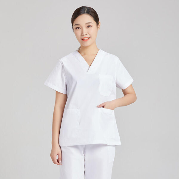 Anti Wrinkle Washable Soft Fabric Hospital Nurse Uniform Women Medical Scrubs Sets Pair - Image 4