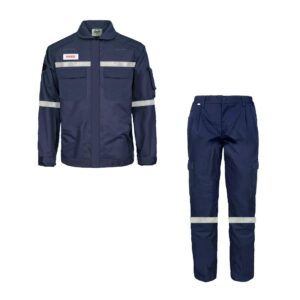 Industrial Hi Vis Reflective FR Work Clothes Oil And Gas Mining Steel Factory 8 Cal Arc Flash Suit