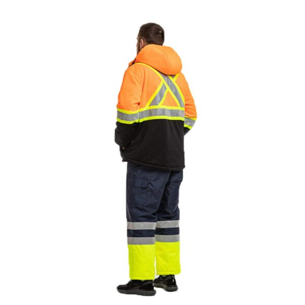 Hot Sale Custom Color Waterproof Hi Vis Reflective Safety Workwear For Freezer Outdoor Insulation Warm Work Jacket And Pants - Image 5