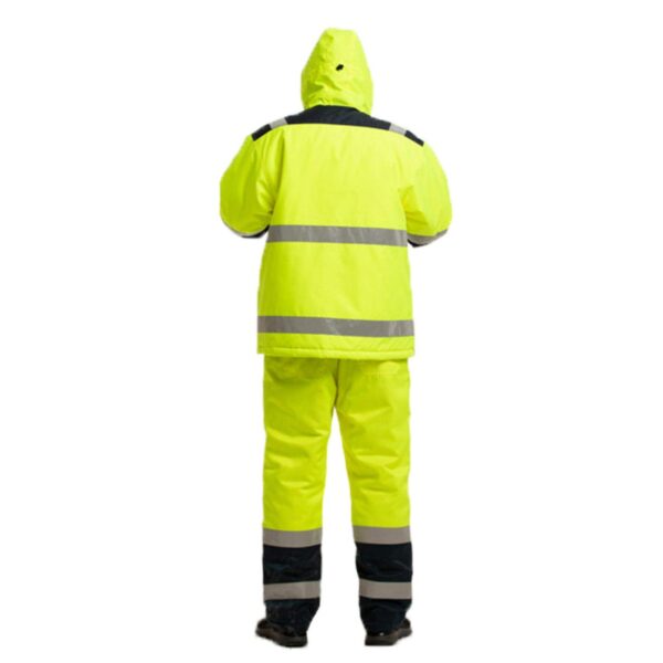 Industrial Hi Vis Reflective Windproof Waterproof  Pullover Railway Road Traffic Mining Safety Work Jacket - Image 4