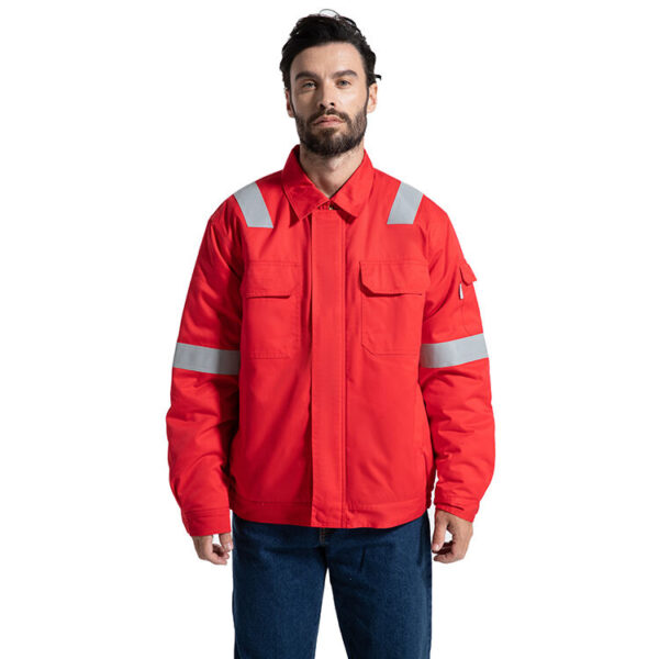 Manufacturer Work Jacket For Oil and Gas Petroleum Refining 100% Cotton Fr Clothing Jackets - Image 5